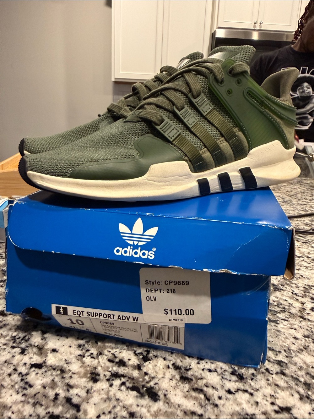 adidas EQT Support ADV Sneakers - Olive Green